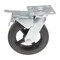 Vestil Rubber Swivel With Total Brake Caster 8 In. Diameter x 2 In. Width 551 Lb. Capacity Black CST-VE-8X2MR-SWTB - alternate 4